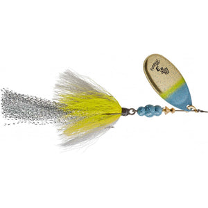 Bronze Slammer In-Line Spinner 1/2 oz / Gold Blade/Sexy Shad Tail