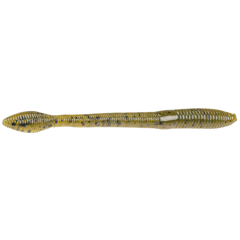 Strike King KVD Perfect Plastic Fat Baby Finesse Worm Green Pumpkin Sapphire / 5"