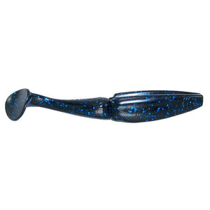 EZ Swimmer Swimbait 4 1/4" / Black Blue Glitter