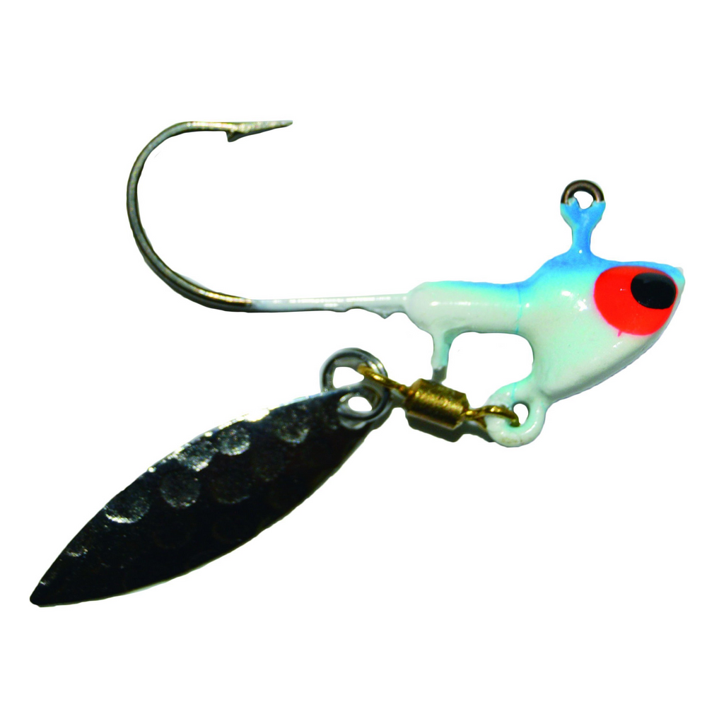 Mission Tackle Willow Wobbler 1/4 oz / Glow Blue