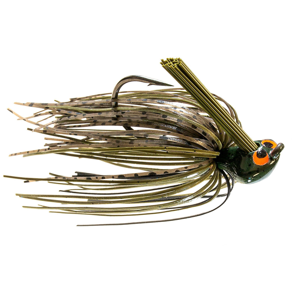 Z-Man CrossEyeZ Flipping Jig 1/2 oz / Green Pumpkin