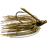 Z-Man CrossEyeZ Snakehead Swim Jig 1/4 oz / Green Pumpkin