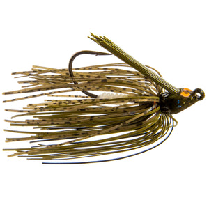 CrossEyeZ Snakehead Swim Jig 3/8 oz / Green Pumpkin