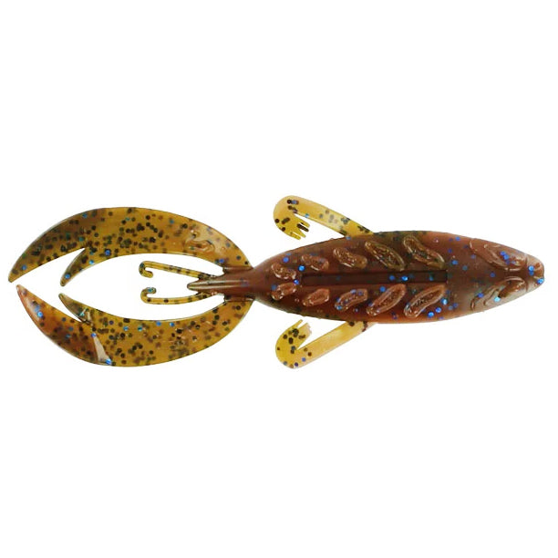 Big Bite Baits Dean Rojas Fighting Frog 4" / Green Pumpkin Brown Swirl