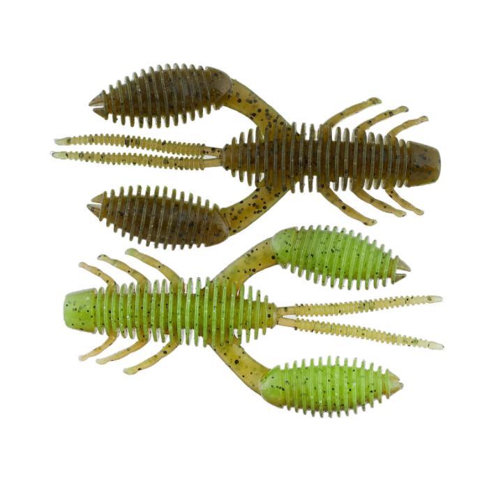 Geecrack Bellows Craw Green Pumpkin Chart / 3 1/2"