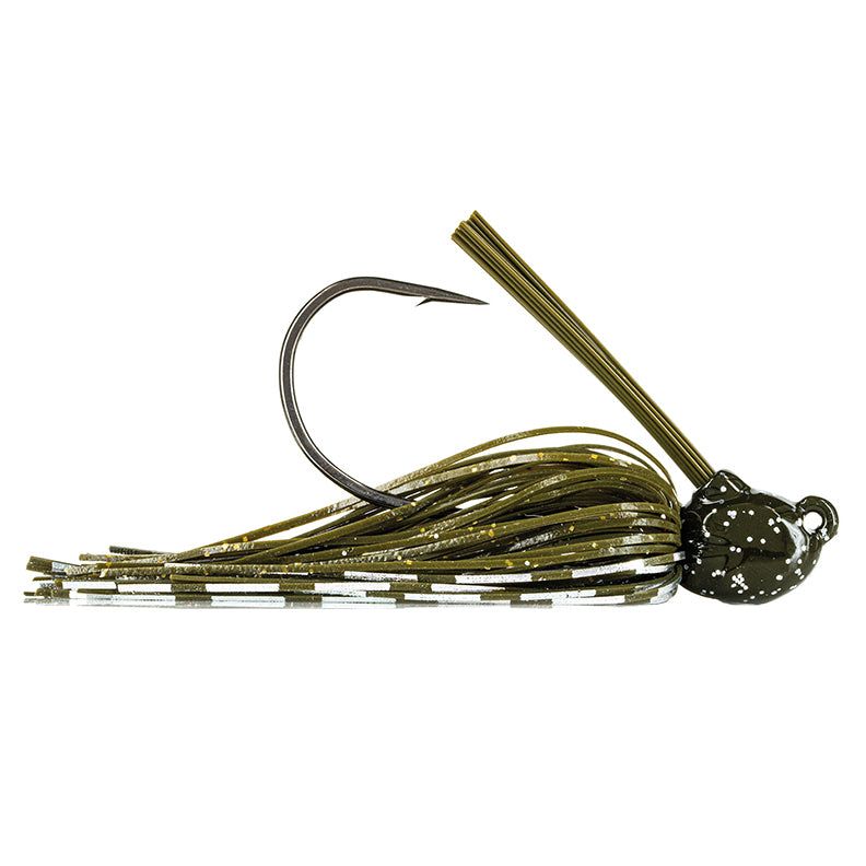 Molix GT Swim Jig 3/8 oz / Green Pumpkin Flash