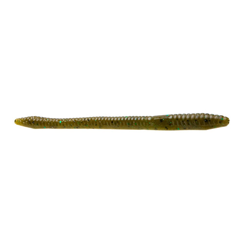 Zoom Finesse Worm Green Pumpkin Green / 4 1/2" Zoom Finesse Worm Green Pumpkin Green / 4 1/2"