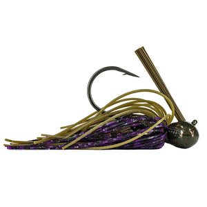 GT Football Jig 1/2 oz / Green Pumpkin Red/Purple