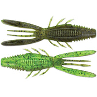 Rapala Crush City Bronco Bug Green Pumpkin Chartreuse Pepper / 4"