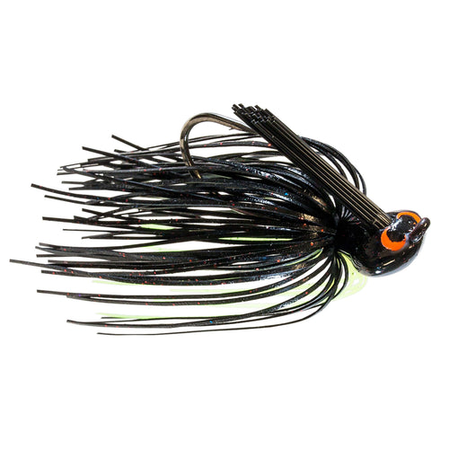 Z-Man CrossEyeZ Flipping Jig 3/8 oz / Hot Black Z-Man CrossEyeZ Flipping Jig 3/8 oz / Hot Black