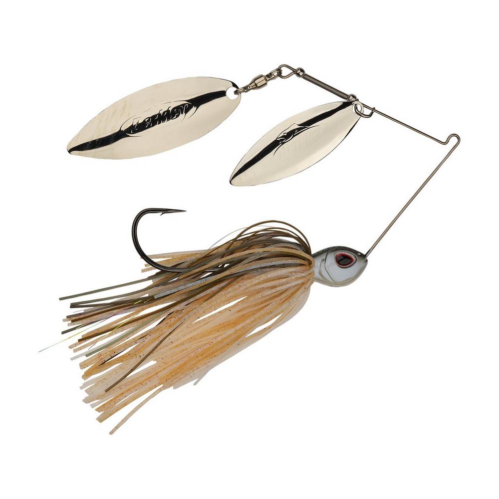 Berkley Power Blade Compact Double Willow Spinnerbait 3/8 oz / Chartreuse