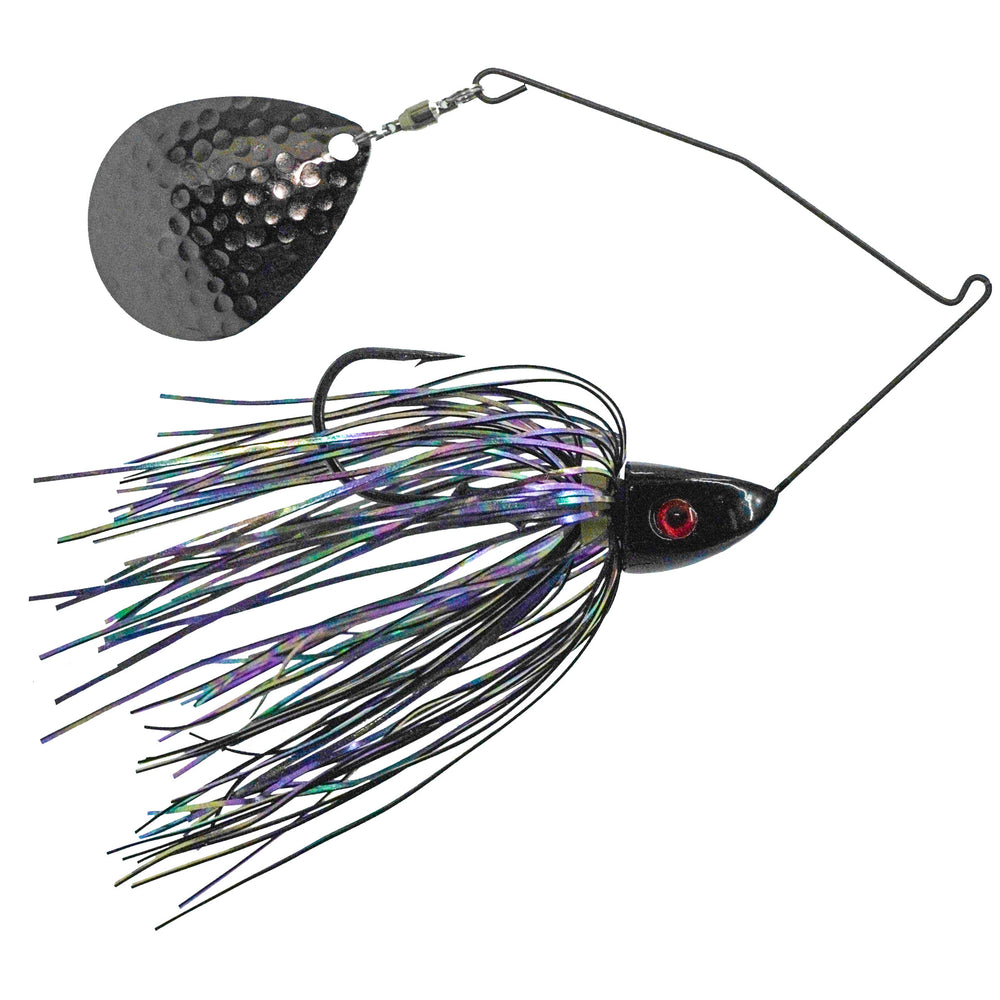 Bassman Spinnerbaits TW Nightmare Single Colorado Spinnerbait Oil Slick / 3/4 oz