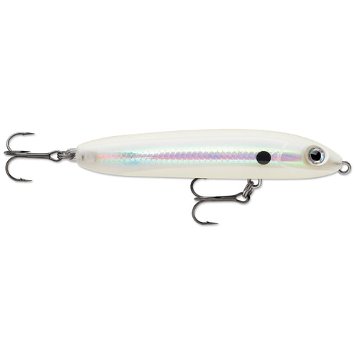 Rapala Skitter V Walking Topwater 4 1/2" / Holographic Bone Rapala Skitter V Walking Topwater 4 1/2" / Holographic Bone