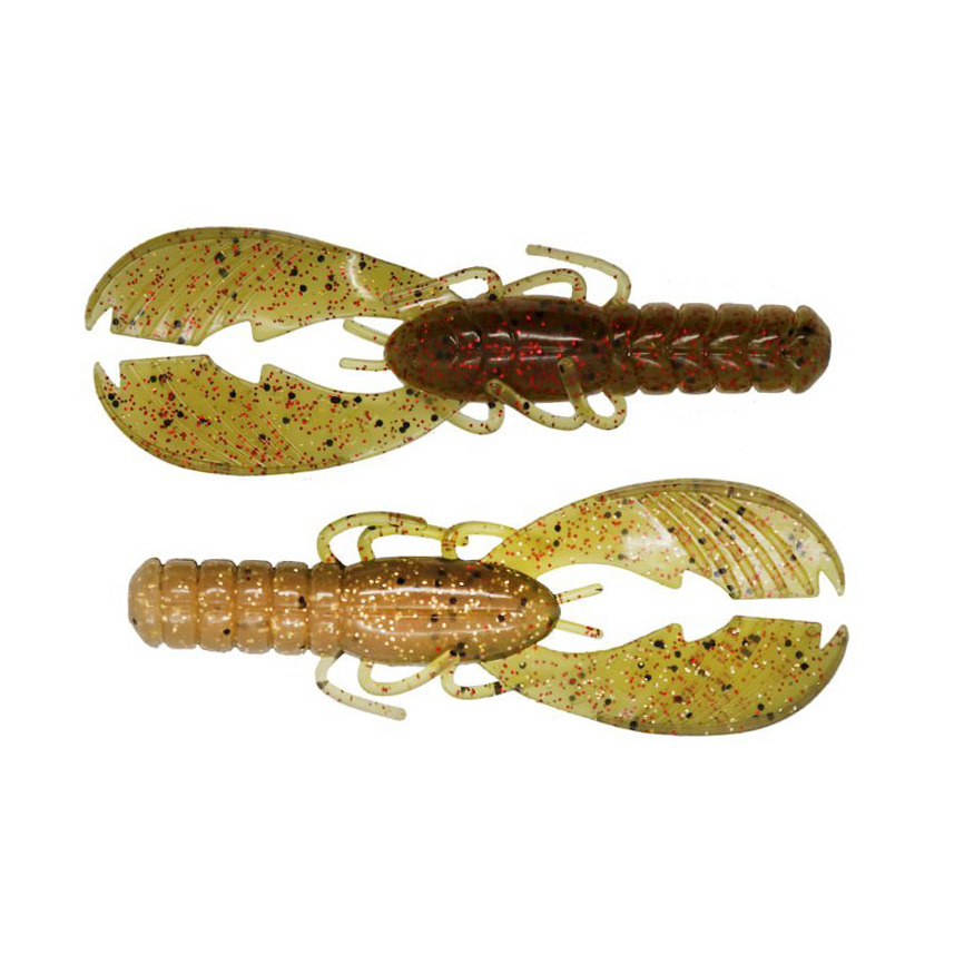  X Zone 4.25 Adrenaline Craw Crawfish Lures For Bass, Trout,  And More, Classic Aggressive Crayfish Lure Designed By Tournament Winner  Brandon Palaniuk