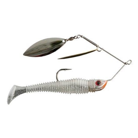 Jewel Baits Gem Blade Spinnerbait White / 3/8 oz