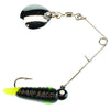 Johnson Fishing Lures Beetle Spin Jig 1/16 oz / Black/Chartreuse