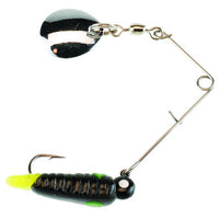 Johnson Fishing Lures Beetle Spin Jig 1/8 oz / Black/Chartreuse