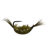 Kenders Outdoors Tungsten Akua Natural Shrimp Jig - EOL 1/32 oz / Olive Green