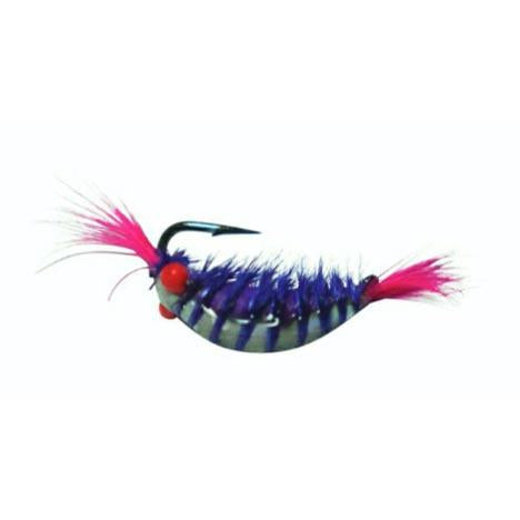 Kenders Outdoors Tungsten Akua Red Eye Shrimp Jig - EOL Purple/Pink / 1/32 oz