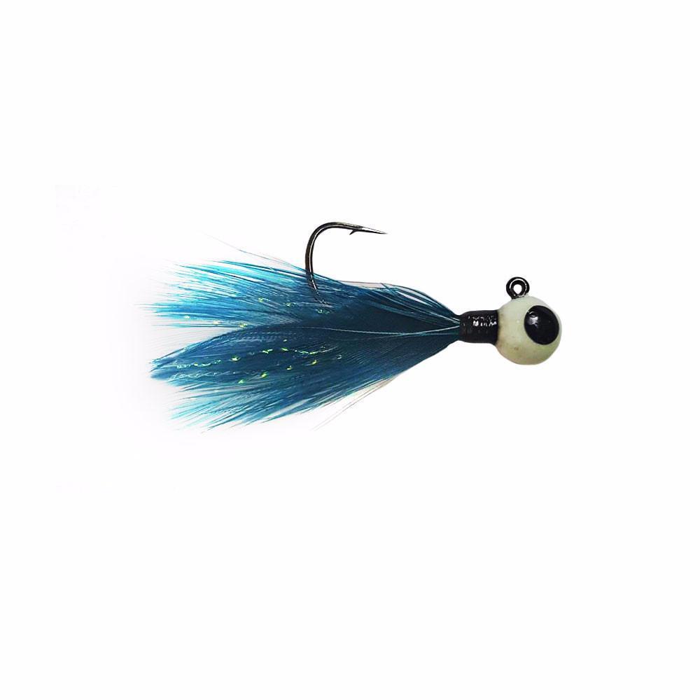 Kenders Outdoors Tungsten Feather Jig Blue / 1/16 oz