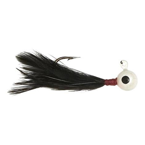 Lindy Little Nipper Feather Jig 1/32 oz / Black Lindy Little Nipper Feather Jig 1/32 oz / Black