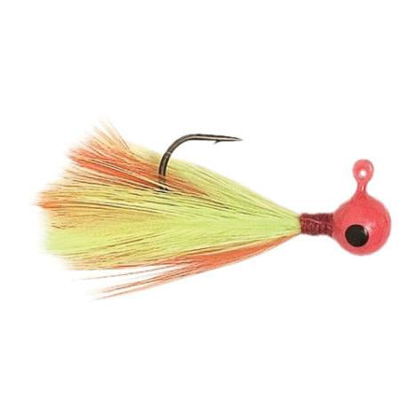 Lindy Little Nipper Feather Jig 1/32 oz / Chartreuse/Orange Lindy Little Nipper Feather Jig 1/32 oz / Chartreuse/Orange