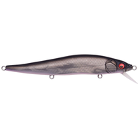 Megabass Ito Vision 110 Jerkbait Mat Deadly Black / 4 1/3"