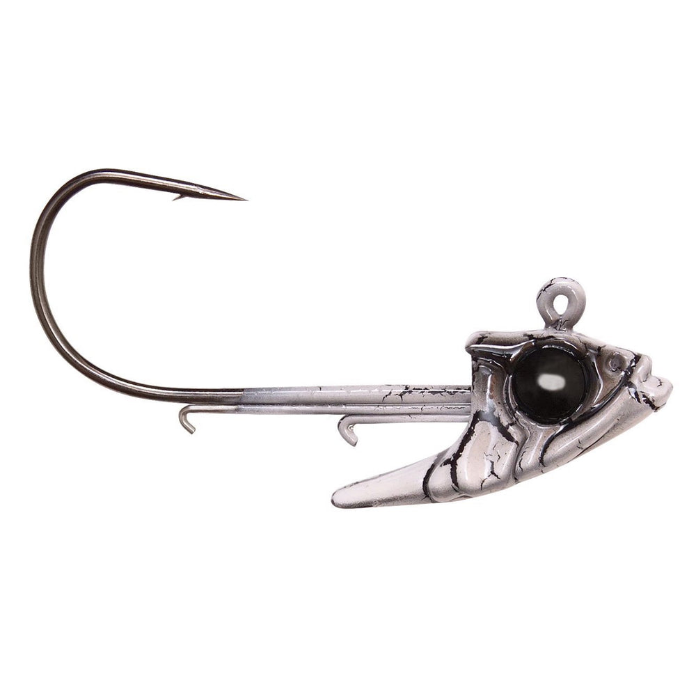 Megabass Body Balance Swimmer Head 3/8 oz / White Python