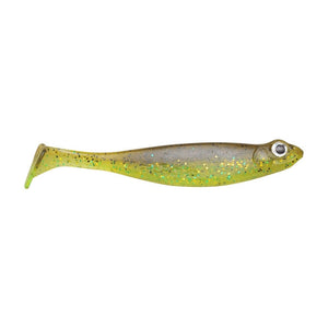 Hazedong Shad Swimbait 3" / Green Pumpkin Chartreuse