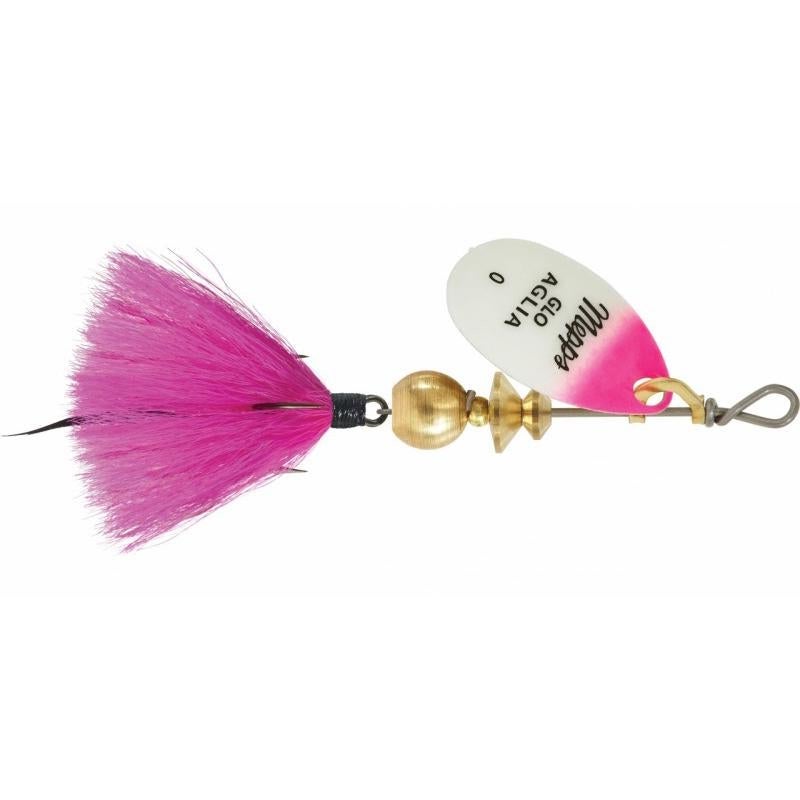 Mepps Dressed Aglia Spinner 1/8 oz / Glo Pink-Pink