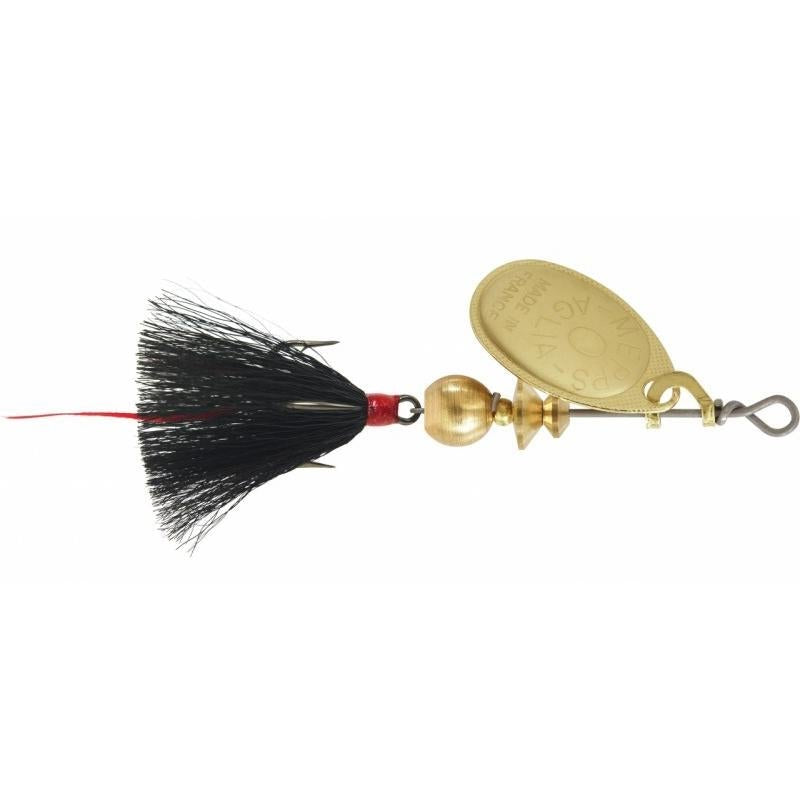 Mepps Dressed Aglia Spinner 1/6 oz / Gold-Black