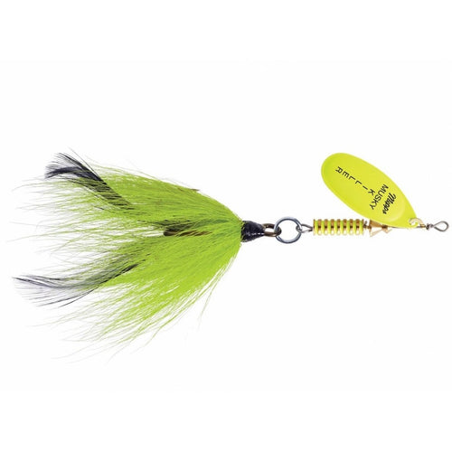 Mepps Musky Killer In-Line Spinner Hot Chartreuse / Chartreuse / 3/4 oz Mepps Musky Killer In-Line Spinner Hot Chartreuse / Chartreuse / 3/4 oz