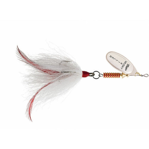 Mepps 3/4 oz Silver White Musky Killer