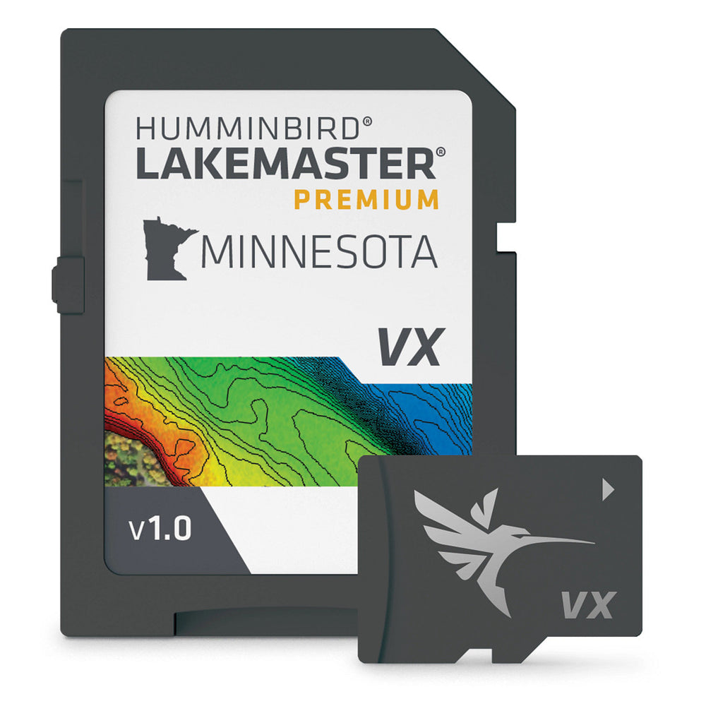 Humminbird LakeMaster VX Premium Digital GPS Maps Premium Minnesota V1