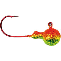 Mission Tackle Glitter Jig - EOL 1/4 oz / Orange/Chartreuse