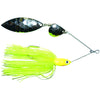 Mission Tackle Spinnerbait Tandem Spin 3/8 oz / Chartreuse