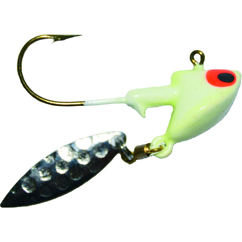 Mission Tackle Willow Wobbler 1/8 oz / Glow Mission Tackle Willow Wobbler 1/8 oz / Glow