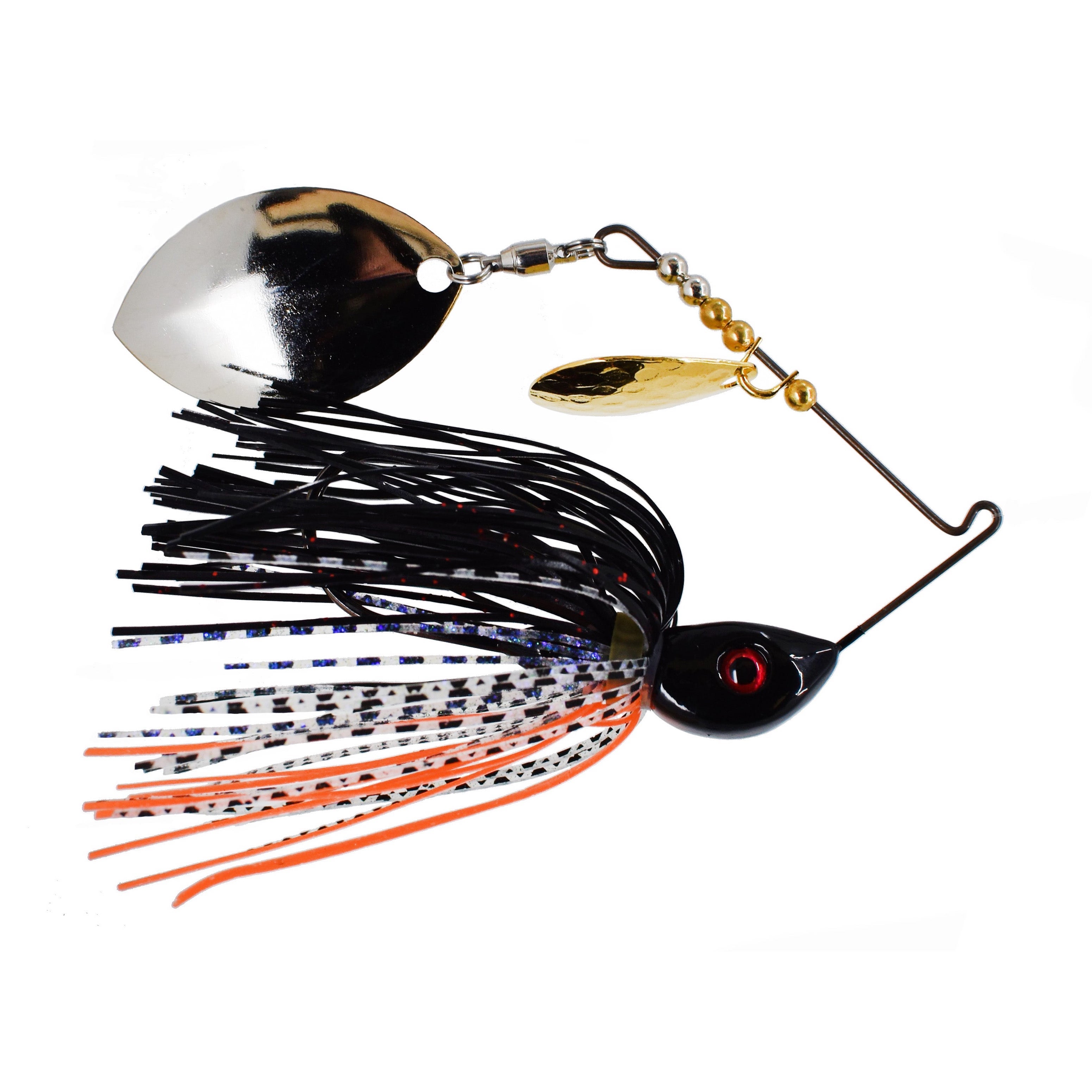 Bassman Spinnerbaits Compact Mag Willow 1/2 oz / Mud Bug