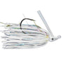 Outkast Tackle Pro Swim Jig Heavy Cover 3/8 oz / White/Rainbow