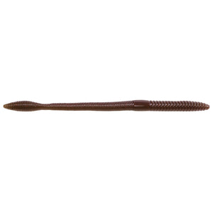 KVD Perfect Plastic Finesse Worm 6 1/2" / Ox Blood