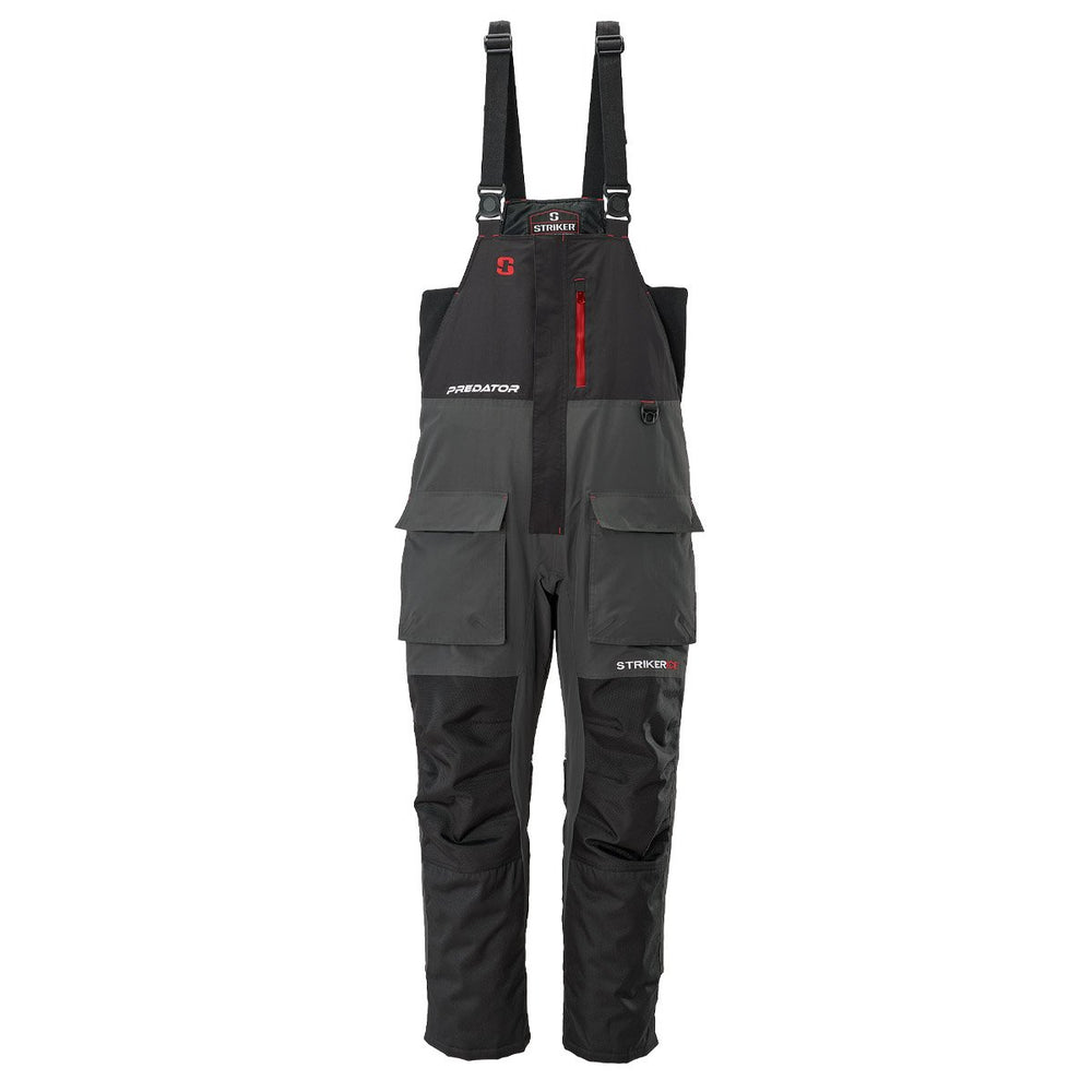 Striker Ice Predator Bib - EOL Small / Black/Charcoal