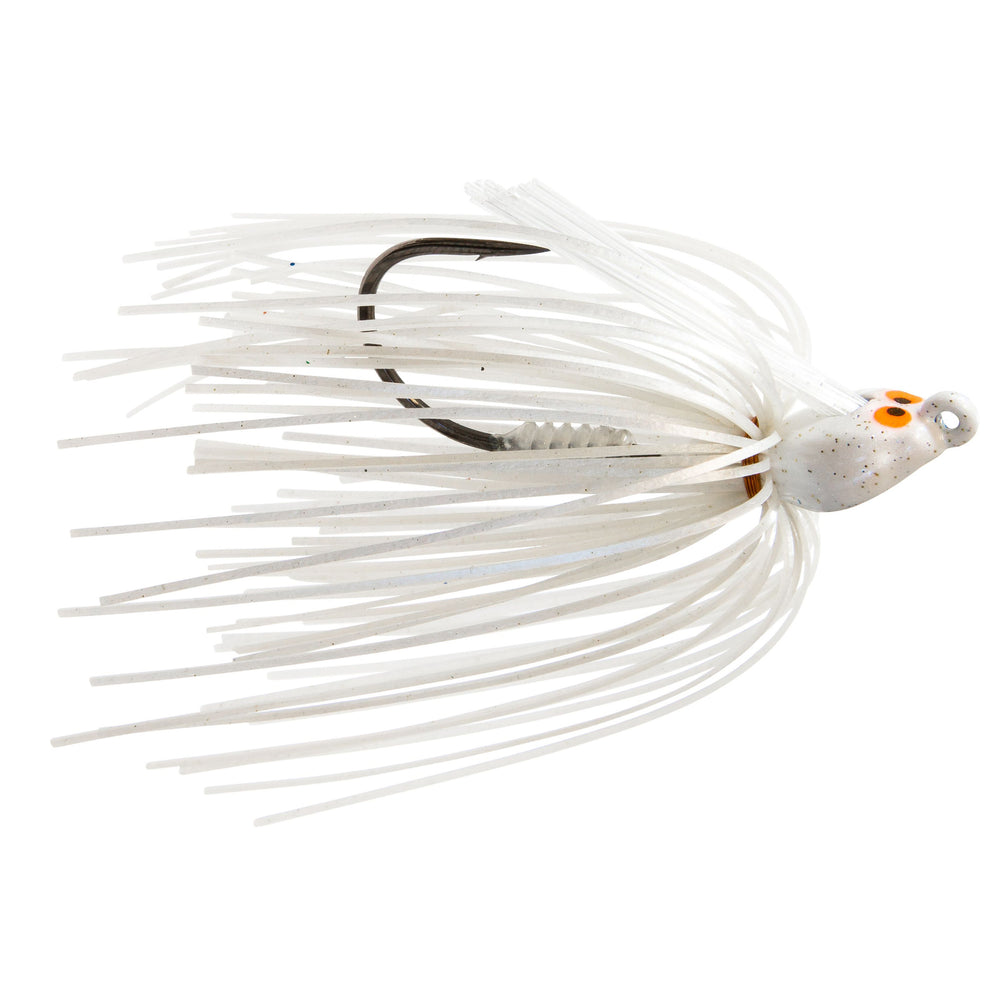 Z-Man CrossEyeZ Snakehead Swim Jig 1/4 oz / Pearl Ghost