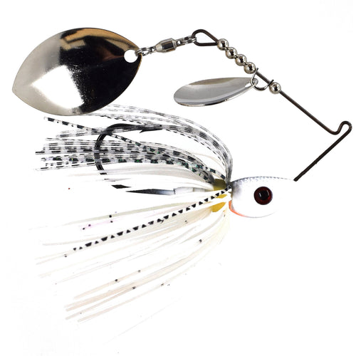 Bassman Spinnerbaits Compact Mag Willow 1/2 oz / Pearl/White Bassman Spinnerbaits Compact Mag Willow 1/2 oz / Pearl/White