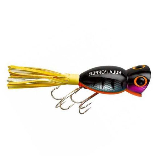 Arbogast 1/4oz Hula Popper G770 Topwater Lure in Color Coach Dog