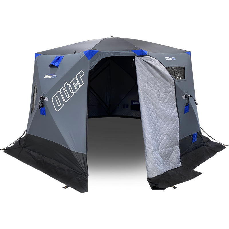 Otter Vortex Pro Resort Thermal Ice Hub Shelter - EOL 6-8 Anglers