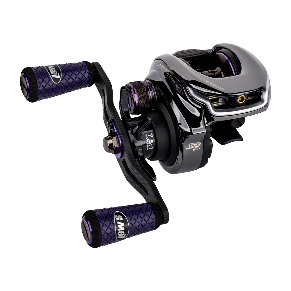 Team Lew's Pro-Ti Baitcast Reel - Left