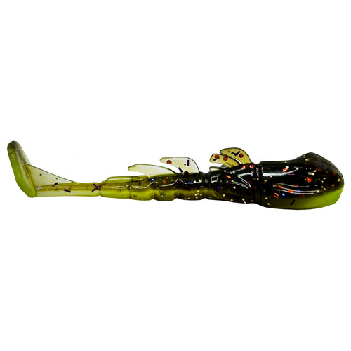 Xzone Lures Stealth Invader Psychedelic Mandarin / 3" Xzone Lures Stealth Invader Psychedelic Mandarin / 3"