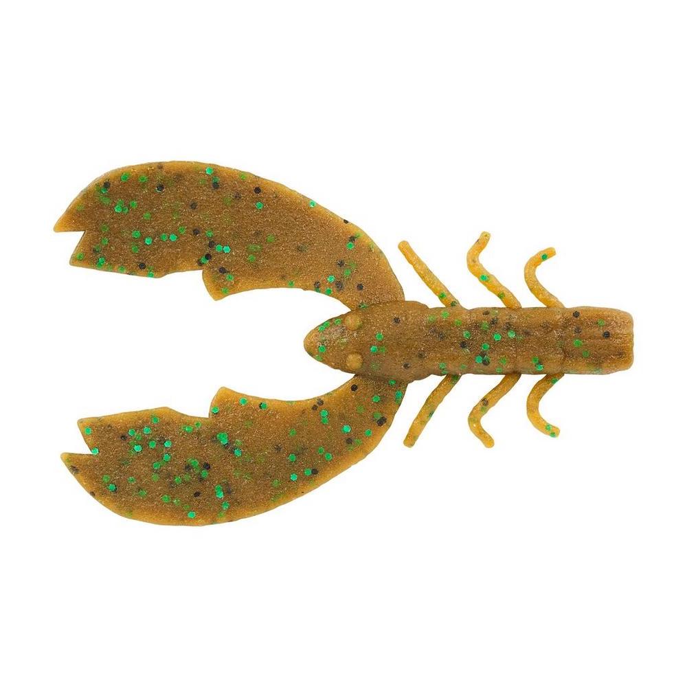 Berkley PowerBait MaxScent Chigger Craw 3" / Pumpkin Green Fleck