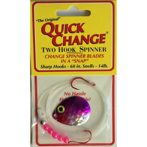 Spinner Rigs - EOL Double Hook / Purple Cisco / #4 Colorado