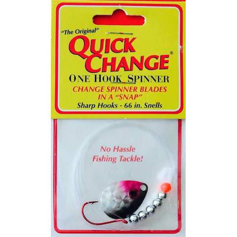 Quick Change Spinner Rigs - EOL Single Hook / Silver Minnow / #3 Colorado